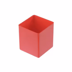 hünersdorff 624100, Boîte de rangement, Rouge, Carré, Polystyrène, Monochromatique, 54 mm