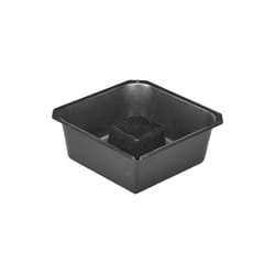 Bac de vidange d'huile noir 6 litres 350x350x135mm