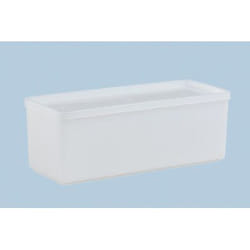 hünersdorff 910500 Boîte de rangement Carré Polyéthylène Transparent