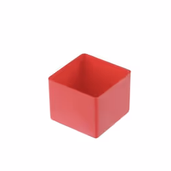 hünersdorff 622100, Boîte de rangement, Rouge, Carré, Polystyrène, Monochromatique, 54 mm