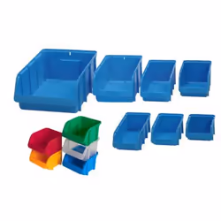hünersdorff 682300, Boîte de rangement, Bleu, Rectangulaire, Polypropylène (PP), Monochromatique, 2 L
