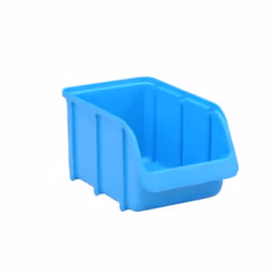 hünersdorff 673300, Panier de rangement, Bleu, Rectangulaire, Polypropylène (PP), Monochromatique, Intérieure, Extérieure