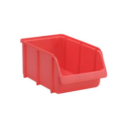 hünersdorff 674100 Boîte de rangement Panier de rangement Rectangulaire Polypropylène (PP) Rouge