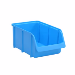 hünersdorff 674300, Panier de rangement, Bleu, Rectangulaire, Polypropylène (PP), Monochromatique, Intérieure, Extérieure