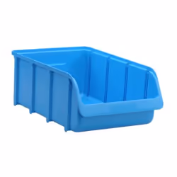 hünersdorff 675300, Panier de rangement, Bleu, Rectangulaire, Polypropylène (PP), Monochromatique, Intérieure, Extérieure