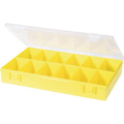 Hünersdorff - Mallette de rangement séparations fixes 611800 (l x l x h) 335 x 225 x 55 mm Nombre de compartiments: 12 1