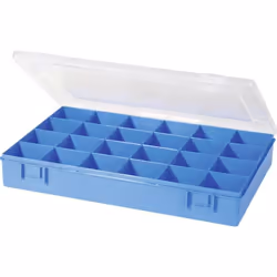hünersdorff 611900, Boîte de rangement, Bleu, Rectangulaire, Polypropylène (PP), Monochromatique, Intérieure, Extérieure