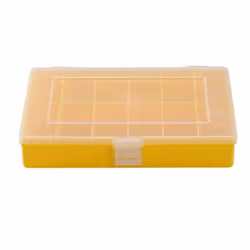 hünersdorff 608200, Boîte de rangement, Jaune, Rectangulaire, Polypropylène (PP), Monochromatique, 250 mm