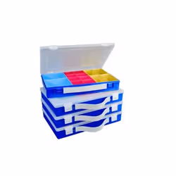 hünersdorff 600800 Boîte de rangement Rectangulaire Polypropylène (PP) Bleu