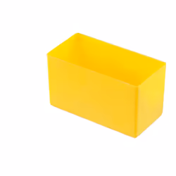 hünersdorff 624200, Boîte de rangement, Jaune, Rectangulaire, Polystyrène, Monochromatique, 54 mm