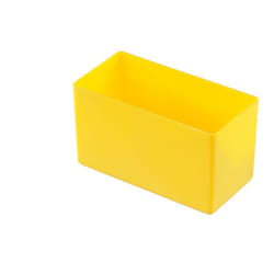 hünersdorff 624200 Boîte de rangement Rectangulaire Polystyrène Jaune