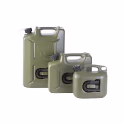 hünersdorff 800200 jerrycan de carburant 5 L Plastique Noir, Olive