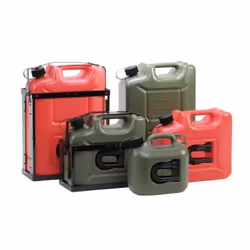 hünersdorff 800200 jerrycan de carburant 5 L Plastique Noir, Olive
