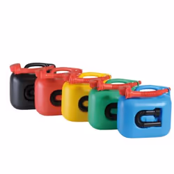 hünersdorff 800300 jerrycan de carburant 5 L Plastique Noir, Rouge