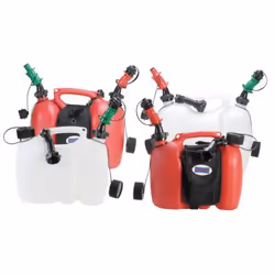 hünersdorff 804900 jerrycan de carburant 9 L Plastique Noir, Naturel