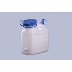 hünersdorff 817110 jerrycan de carburant 6 L Polyéthylène haute densité (HDPE) Bleu, Blanc