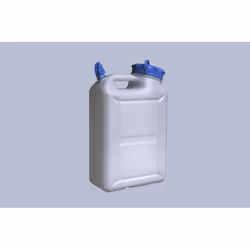 hünersdorff 818110 jerrycan de carburant 11 L Polyéthylène haute densité (HDPE) Bleu, Blanc