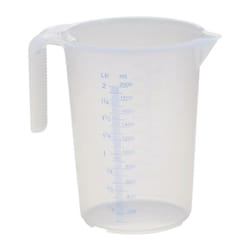 Hünersdorff - Pichet doseur 2000 ml polypropylène transparent D151xH206 mm poignée ouverte