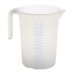 Hünersdorff - Pichet doseur 3000 ml polypropylène transparent D175xH238 mm poignée ouverte
