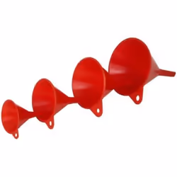 hünersdorff 951500, Rouge, Polyéthylène haute densité (HDPE), 6 cm, 8 cm, 10 cm, 12 cm