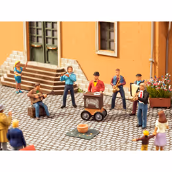 NOCH Street Musicians, HO (1:87), Multicolore