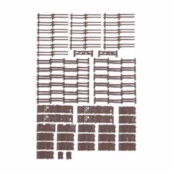 NOCH Country Fences, HO (1:87), Marron