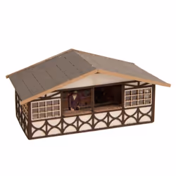 NOCH Christmas Market Stall, HO (1:87), Marron, Blanc