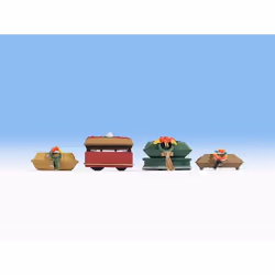 NOCH Funeral Accessories, HO (1:87), Multicolore