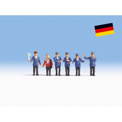 NOCH German Railway Officials pièce pour modèle à l'échelle et accessoires Figurines