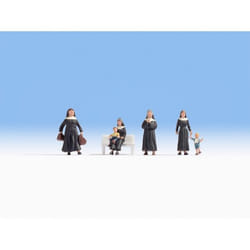 NOCH Nuns pièce pour modèle à l'échelle et accessoires Figurines