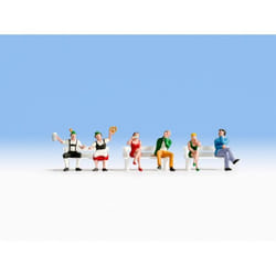 NOCH Sitting People pièce pour modèle à l'échelle et accessoires Figurines