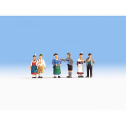 NOCH People in traditional costume pièce pour modèle à l'échelle et accessoires Figurines