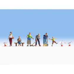 NOCH Farmers pièce pour modèle à l'échelle et accessoires Figurines