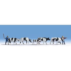 NOCH Drover and Cows pièce pour modèle à l'échelle et accessoires Figurines