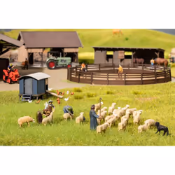 NOCH Sheep Shearing pièce pour modèle à l'échelle et accessoires Figurines