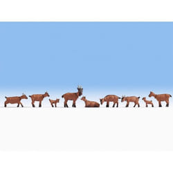 NOCH Goats pièce pour modèle à l'échelle et accessoires Figurines