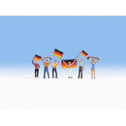 NOCH German Fans pièce pour modèle à l'échelle et accessoires Figurines