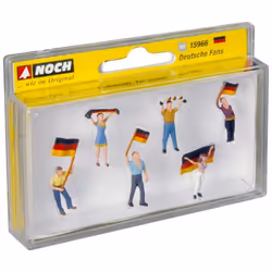 NOCH German Fans pièce pour modèle à l'échelle et accessoires Figurines