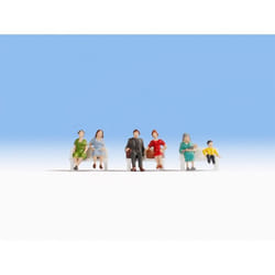 NOCH Sitting People pièce pour modèle à l'échelle et accessoires Figurines