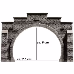 NOCH Tunnel Portal pièce pour modèle à l'échelle et accessoires Portail de tunnel