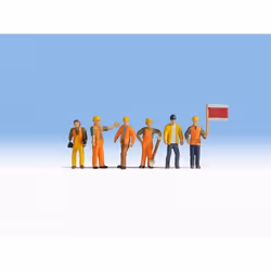 NOCH Track Workers, N (1:160), Bleu, Orange, Jaune