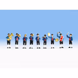 NOCH Music Band, N (1:160), Noir, Bleu, Rouge, Blanc
