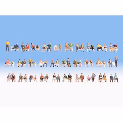 NOCH Sitting figures, N (1:160), Multicolore