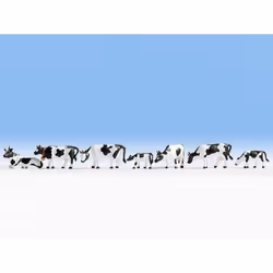 NOCH Cows, TT (1:120), Noir, Blanc