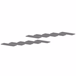 NOCH 53911, H0 (1:87)/TT (1:120), 14 an(s), Gris, 10 pièce(s)