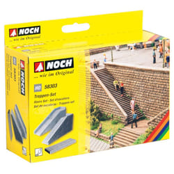 NOCH Stairs Set pièce pour modèle à l'échelle et accessoires Escalier