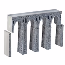 NOCH Quarrystone Viaduct, HO (1:87), Gris
