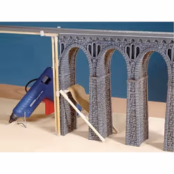 NOCH Quarrystone Viaduct pièce pour modèle à l'échelle et accessoires Pont - Vue supplémentaire 6
