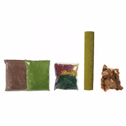 NOCH Scenery Starter Kit, Marron, Vert, Rouge, Jaune