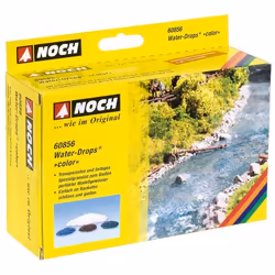 NOCH Water Drops® “color”, 14 an(s), Bleu, Marron, Vert, Transparent